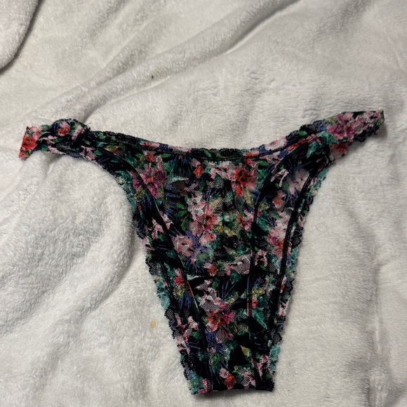 Victoria's Secret Other - Victoria's Secret Floral Kids Bottoms - Black and Pink